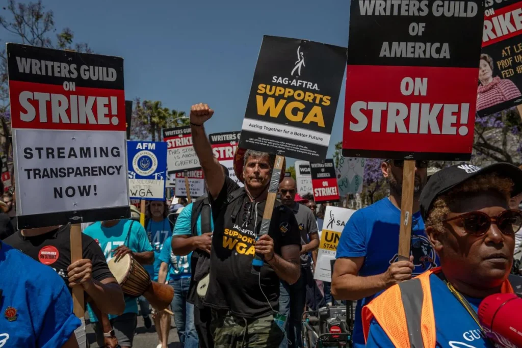 sag aftra wga strike