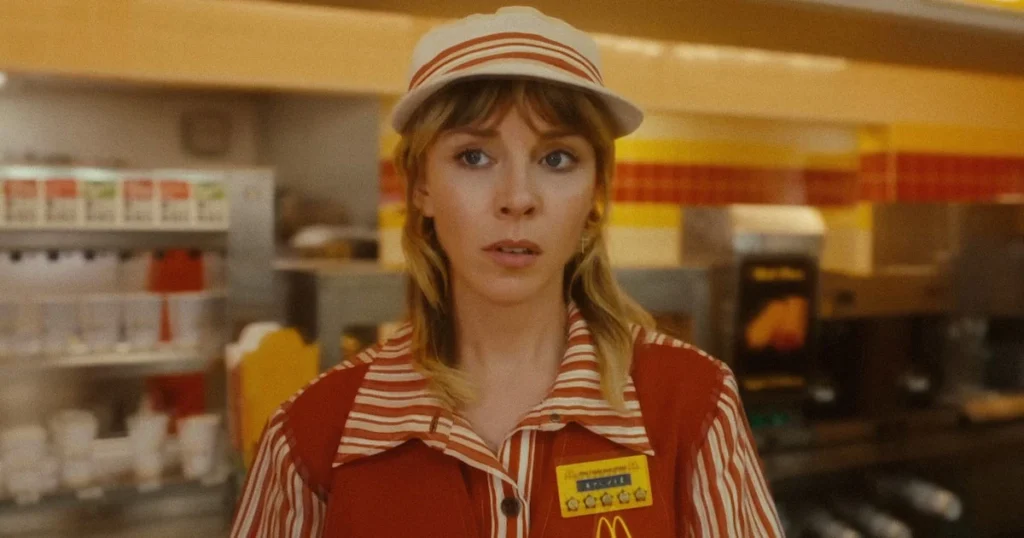 Sylvie working at McDonalds in Loki Season 2 Episode 2